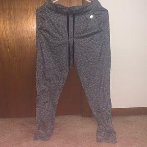 adult small gray gap joggers